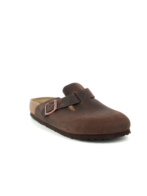 Boston sabot in pelle ingrassata habana BIRKENSTOCK | BOSTON860133