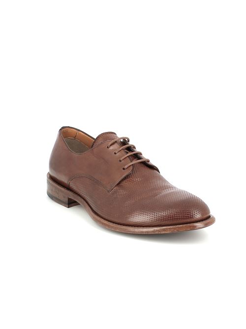 derby elegante da uomo in pelle marrone CALPIERRE | K035X