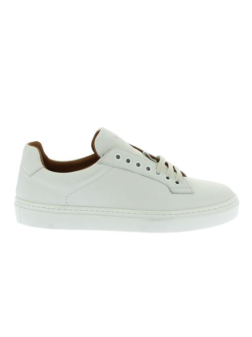 sneakers da uomo in pelle bianca FRAU | 29P1X