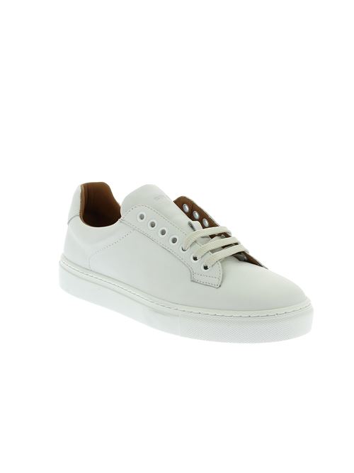 sneakers da uomo in pelle bianca FRAU | 29P1X