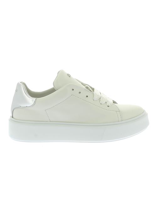 sneakers da donna in pelle bianca FRAU | 41P7X