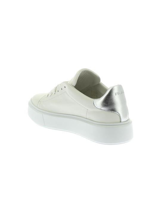 sneakers da donna in pelle bianca FRAU | 41P7X