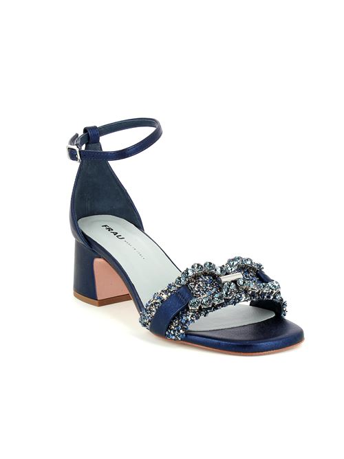 sandalo con tacco da donna blu FRAU | 79H1X