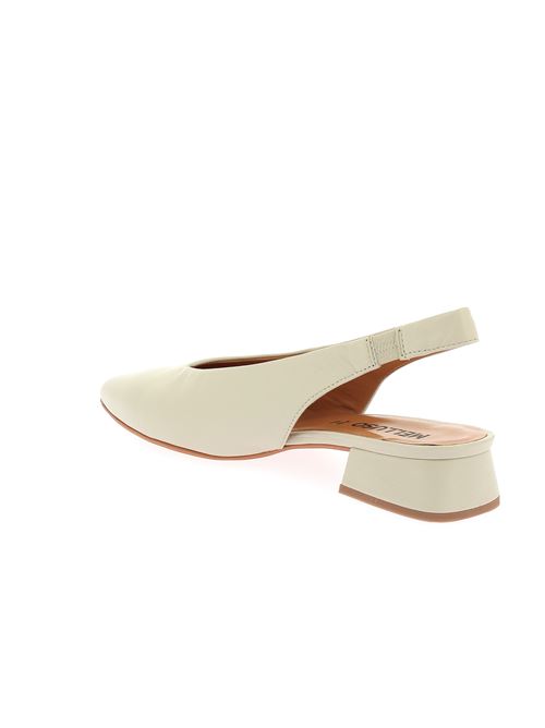 decolleté con tacco in pelle beige MELLUSO | D156Y