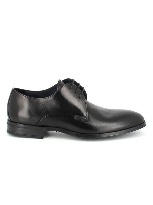 derby elegante da uomo in pelle nera CALPIERRE | 1242X