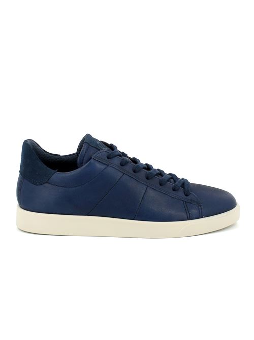 Street Lite M - stringata da uomo in pelle blu ECCO | 52135450595