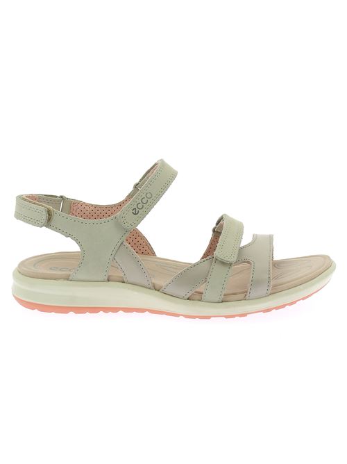 Cruise II sandalo sportivo da donna in nabuk e pelle beige ECCO | 82183350862