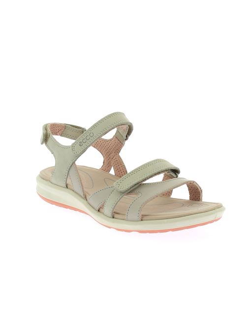 Cruise II sandalo sportivo da donna in nabuk e pelle beige ECCO | 82183350862