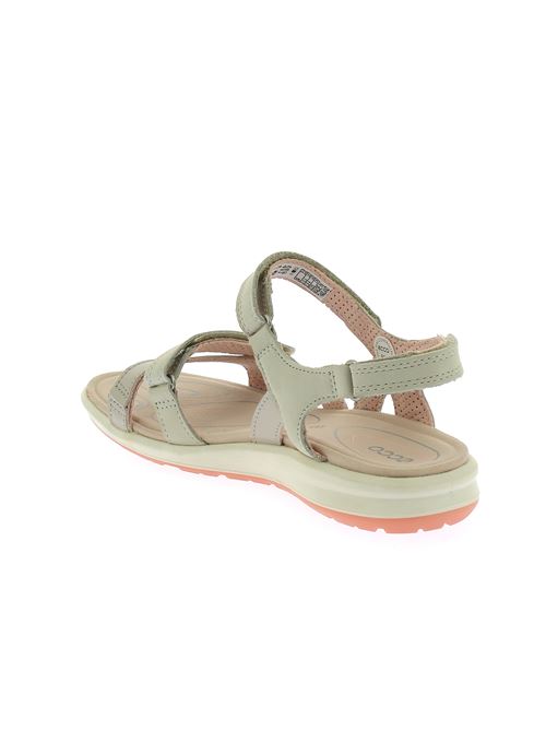 Cruise II sandalo sportivo da donna in nabuk e pelle beige ECCO | 82183350862