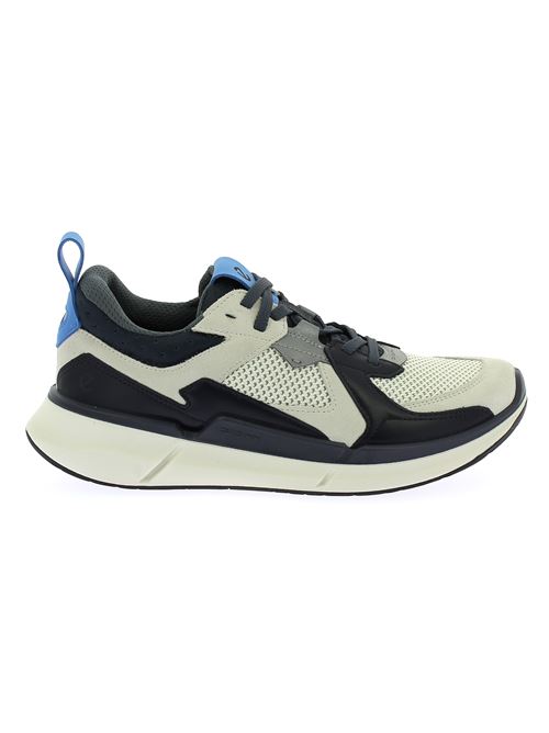 Biom 2.2 M sneakers da uomo in camoscio e tessuto beige e blu ECCO | 83077460928