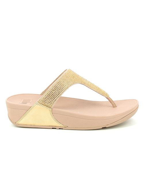 Lulu Crystal infradito da donna in strass oro FITFLOP | EC5675