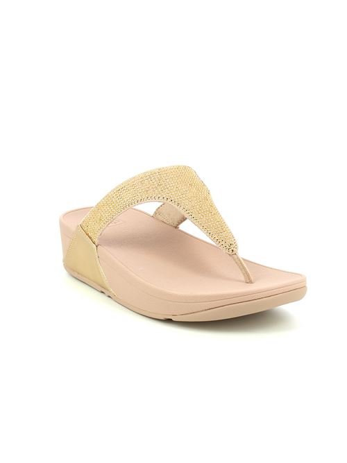 Lulu Crystal infradito da donna in strass oro FITFLOP | EC5675