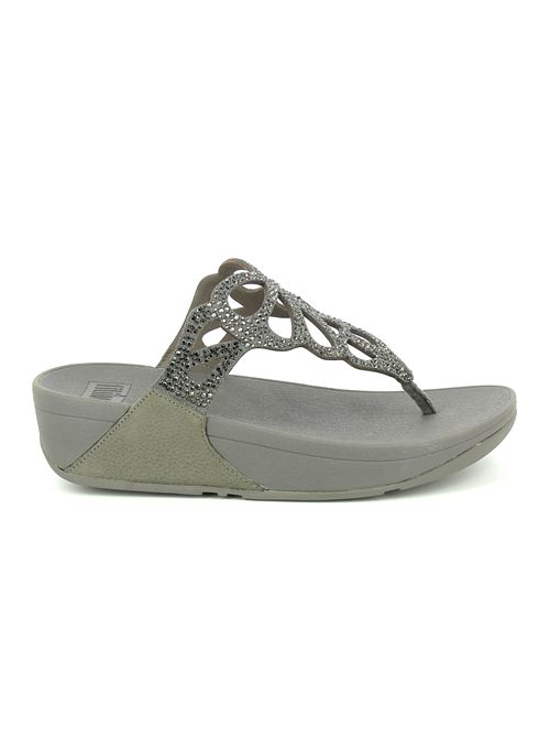 Bumble Crystal infradito da donna in strass grigio FITFLOP | H69054