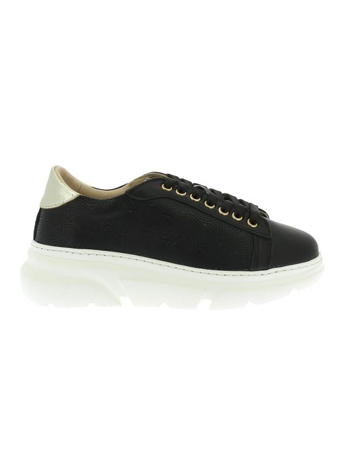 sneakers da donna in pelle nera FRAU | 53M1X