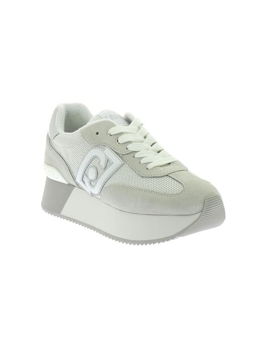 Dreamy 02 sneakers da donna in camoscio e tessuto bianco LIU-JO | BA4081PX03104370