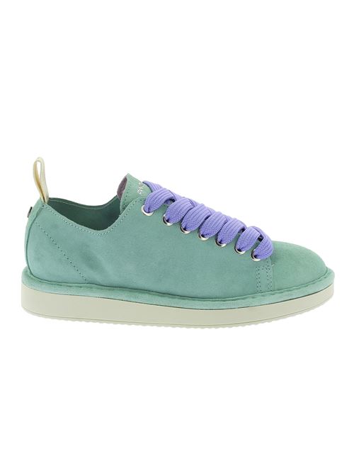 P01 sneakers da donna in camoscio verde acqua PANCHIC | P01W011-00552113