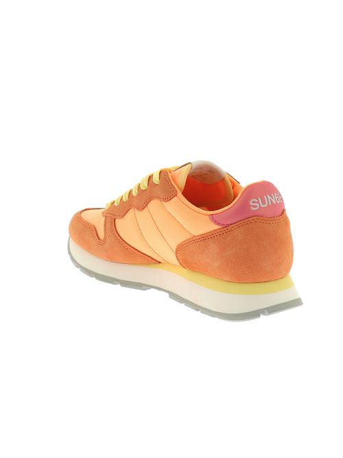 Aly Solid Nylon - sneakers da donna in camoscio e tela arancione carota SUN68 | Z3420133