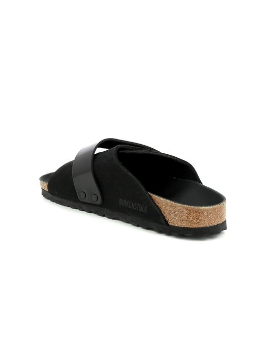 Kyoto sabot da donna in pelle e nabuk black BIRKENSTOCK | KYOTO1026516