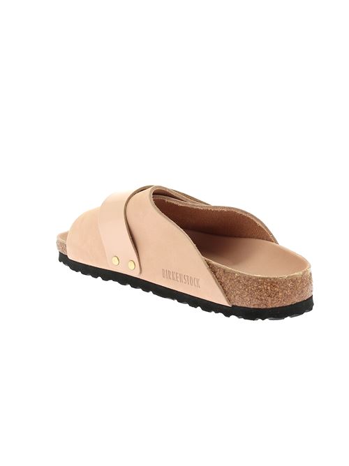 Kyoto sabot da donna in pelle e nabuk new beige BIRKENSTOCK | KYOTO1026560