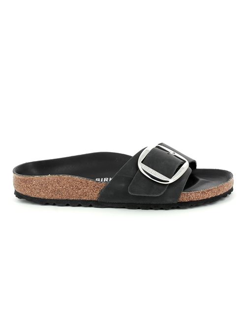 Madrid Big Buckle da donna in pelle ingrassata black BIRKENSTOCK | MADRID1006523