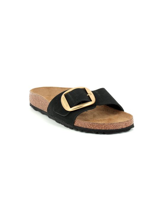 Madrid Big Buckle da donna in nabuk black BIRKENSTOCK | MADRID1023373