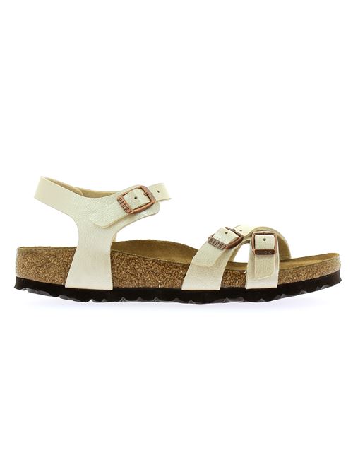 modello Kumba sandalo da donna in birko flor beige perlato BIRKENSTOCK | KUMBA026183