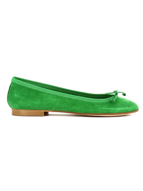 ballerina da donna in camoscio verde BERTOSSI | 4212W