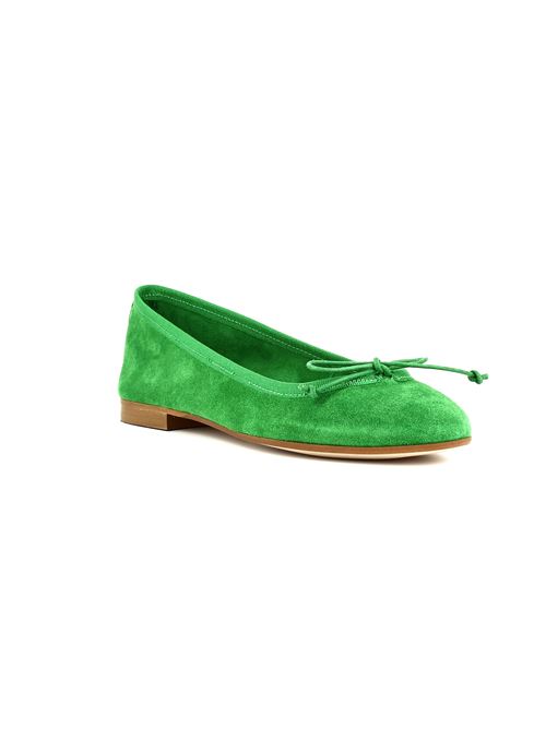 ballerina da donna in camoscio verde BERTOSSI | 4212W