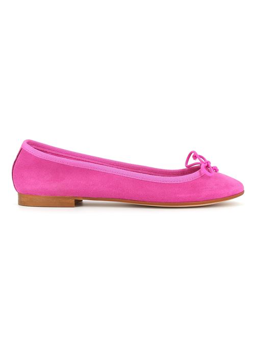 ballerina da donna in camoscio fucsia BERTOSSI | 4212Z