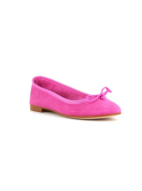 ballerina da donna in camoscio fucsia BERTOSSI | 4212Z