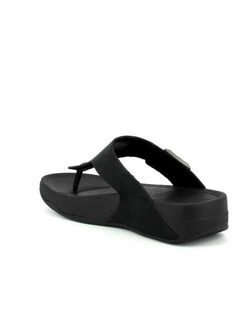 Trakk II Mens infradito da uomo in nabuk nero FITFLOP | GD1001