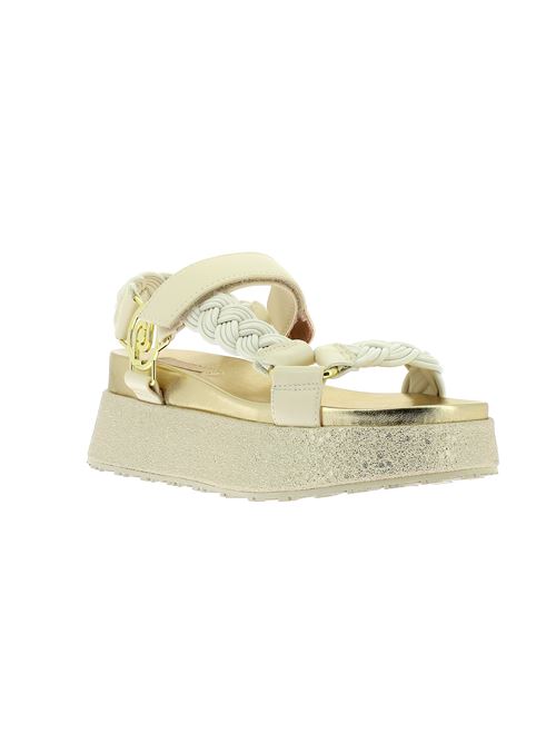 Frida sandalo da donna in ecopelle beige LIU-JO | SA3021EX014S3026