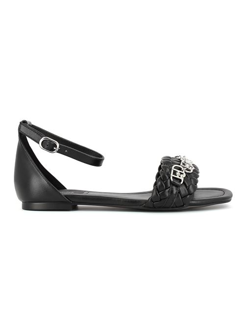 sandalo modello Rachele in pelle intrecciata nero LIU-JO | SA3049PX13622222