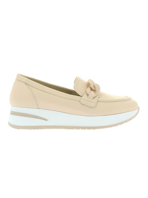 mocassino da donna in pelle beige MELLUSO | R20076X