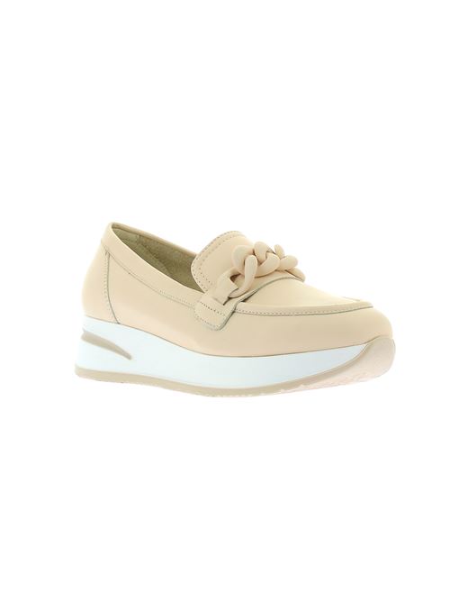 mocassino da donna in pelle beige MELLUSO | R20076X