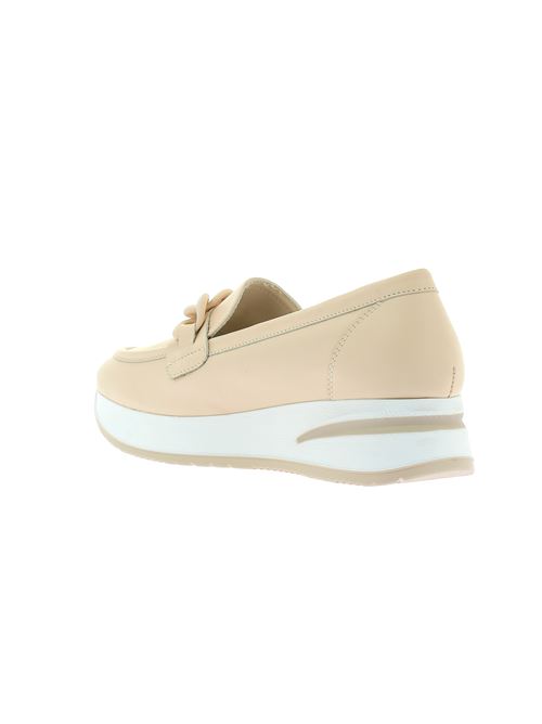 mocassino da donna in pelle beige MELLUSO | R20076X