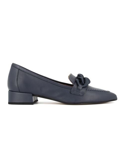 mocassino da donna in pelle blu MELLUSO | V213X