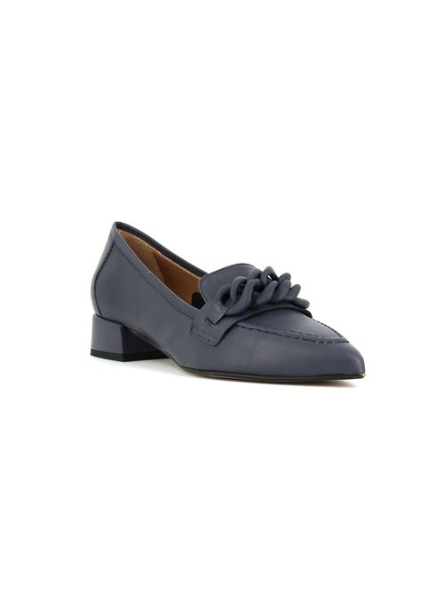 mocassino da donna in pelle blu MELLUSO | V213X