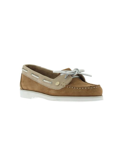 stringata da donna modello Pinnhae in nabuk cuoio e beige TBS | PINNHAEH7FF63