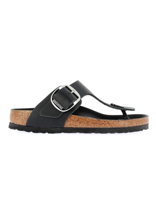 modello Gizeh Big Buckle da donna in pelle black BIRKENSTOCK | GIZEH1018753