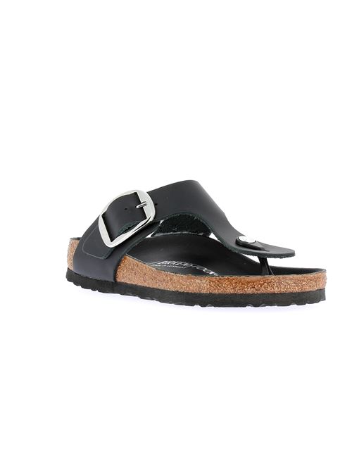 modello Gizeh Big Buckle da donna in pelle black BIRKENSTOCK | GIZEH1018753