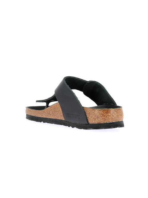 modello Gizeh Big Buckle da donna in pelle black BIRKENSTOCK | GIZEH1018753